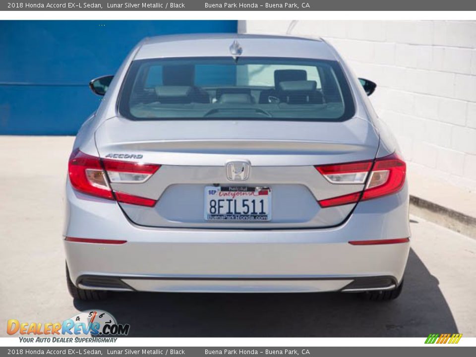 2018 Honda Accord EX-L Sedan Lunar Silver Metallic / Black Photo #9