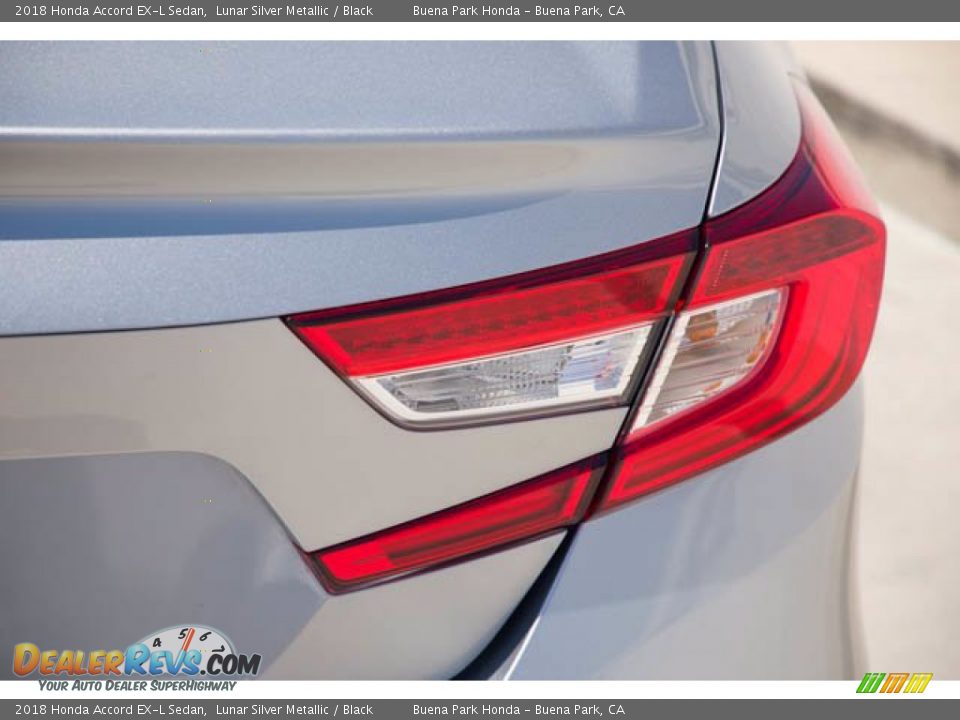 2018 Honda Accord EX-L Sedan Lunar Silver Metallic / Black Photo #11
