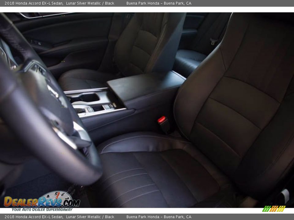 2018 Honda Accord EX-L Sedan Lunar Silver Metallic / Black Photo #18