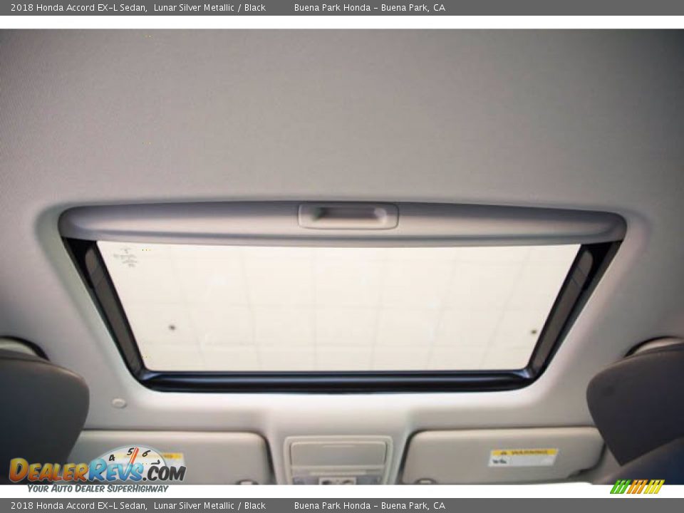 2018 Honda Accord EX-L Sedan Lunar Silver Metallic / Black Photo #19