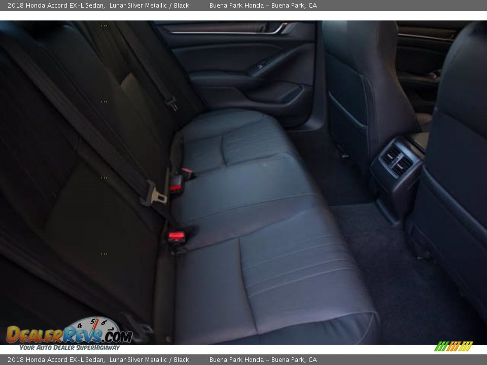 2018 Honda Accord EX-L Sedan Lunar Silver Metallic / Black Photo #22