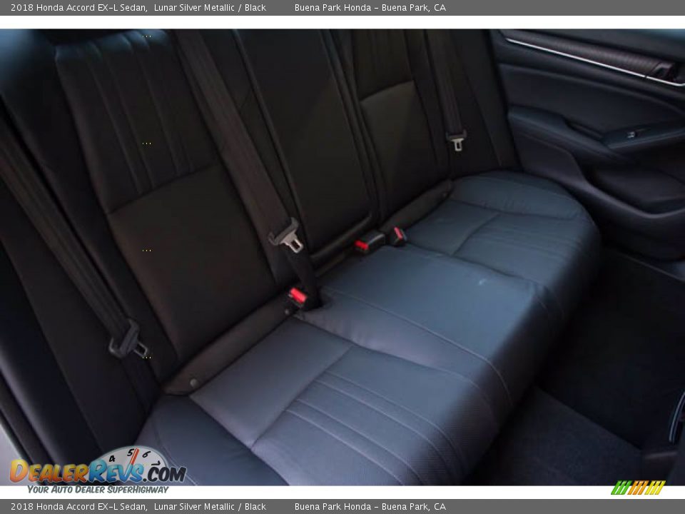 2018 Honda Accord EX-L Sedan Lunar Silver Metallic / Black Photo #23