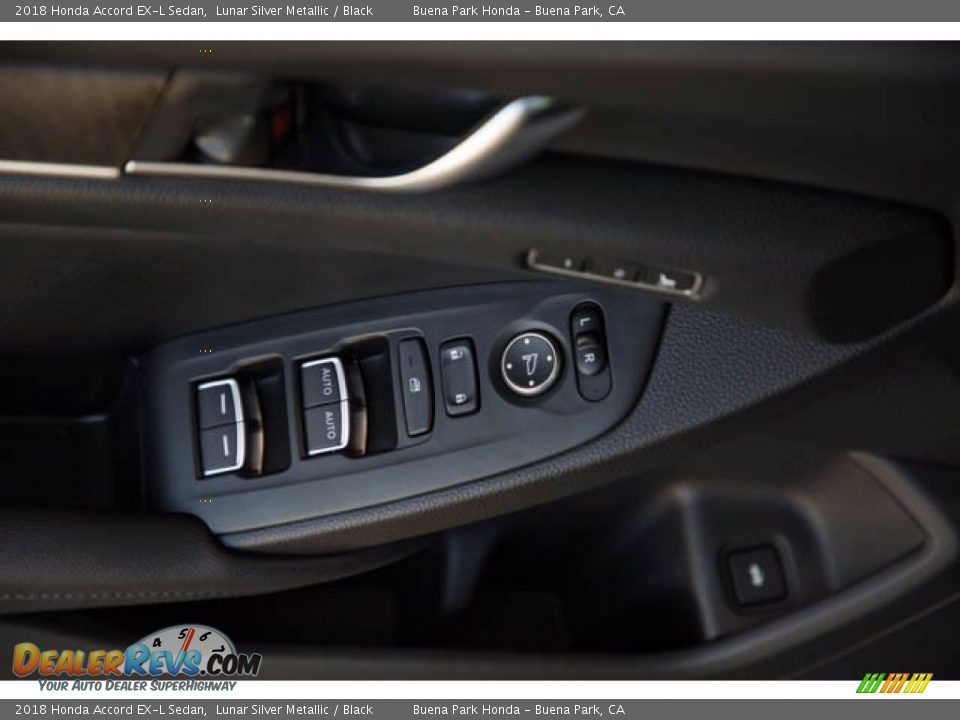 2018 Honda Accord EX-L Sedan Lunar Silver Metallic / Black Photo #31