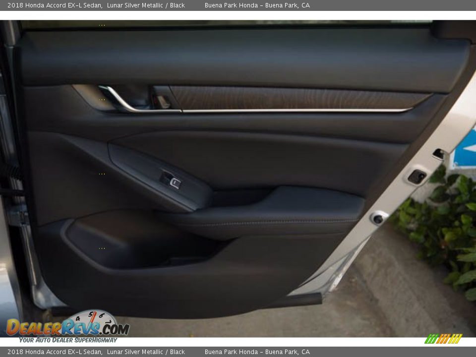 2018 Honda Accord EX-L Sedan Lunar Silver Metallic / Black Photo #33