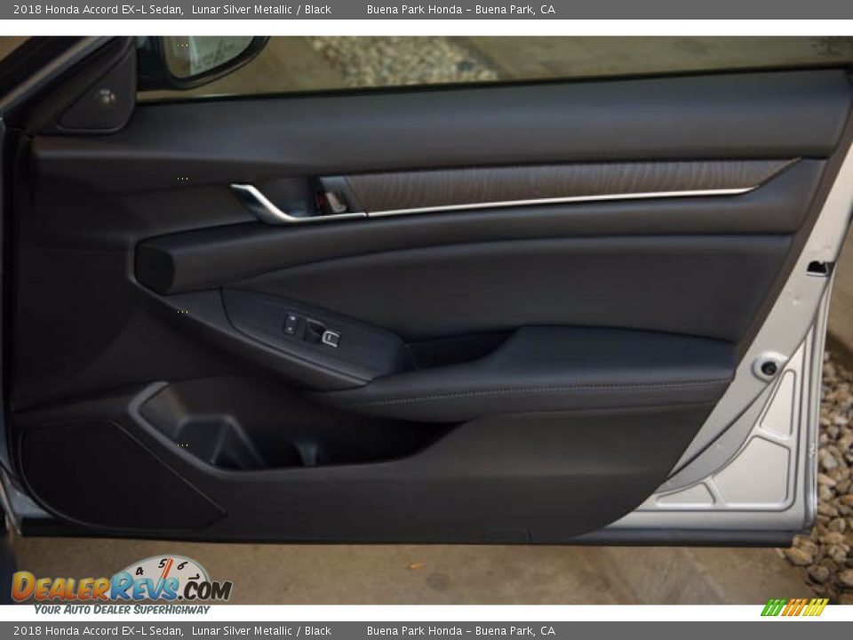 2018 Honda Accord EX-L Sedan Lunar Silver Metallic / Black Photo #34