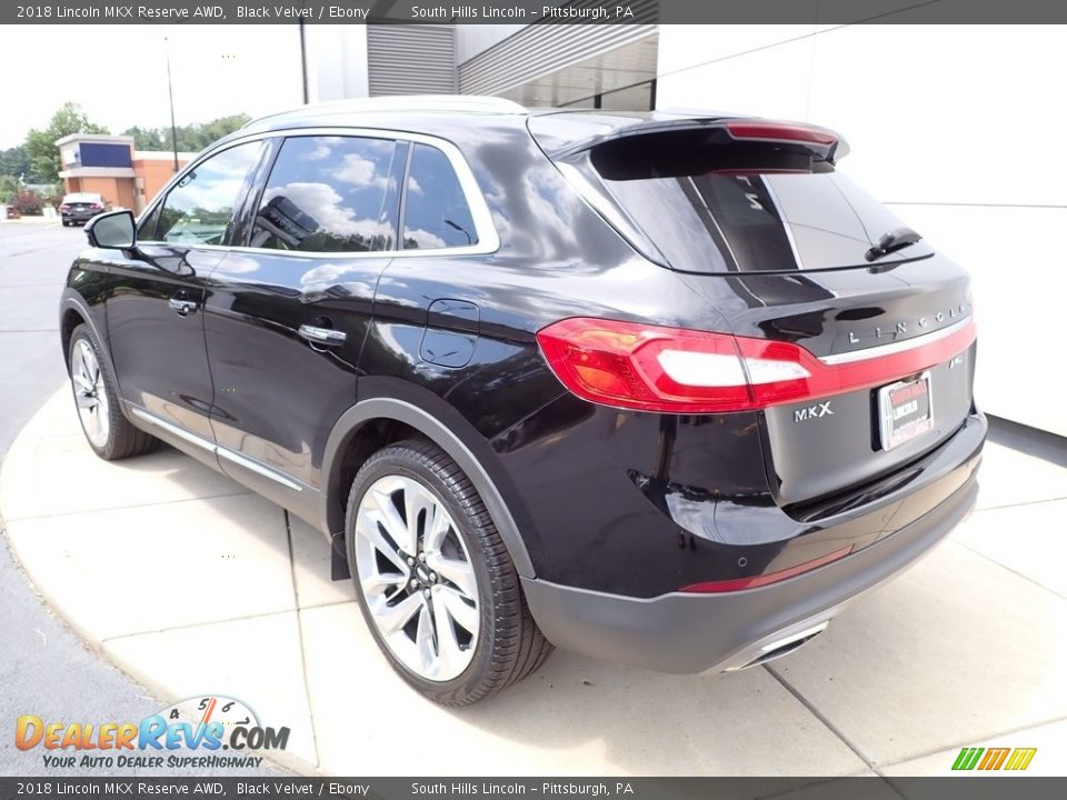 2018 Lincoln MKX Reserve AWD Black Velvet / Ebony Photo #3