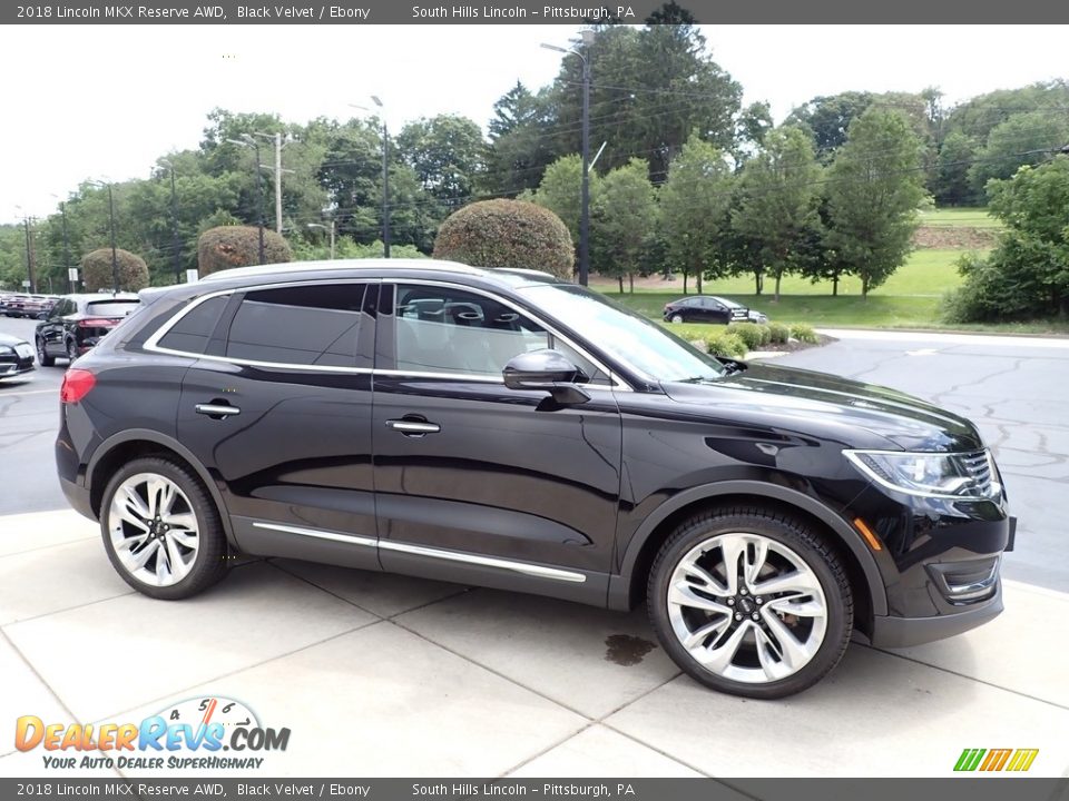 2018 Lincoln MKX Reserve AWD Black Velvet / Ebony Photo #7