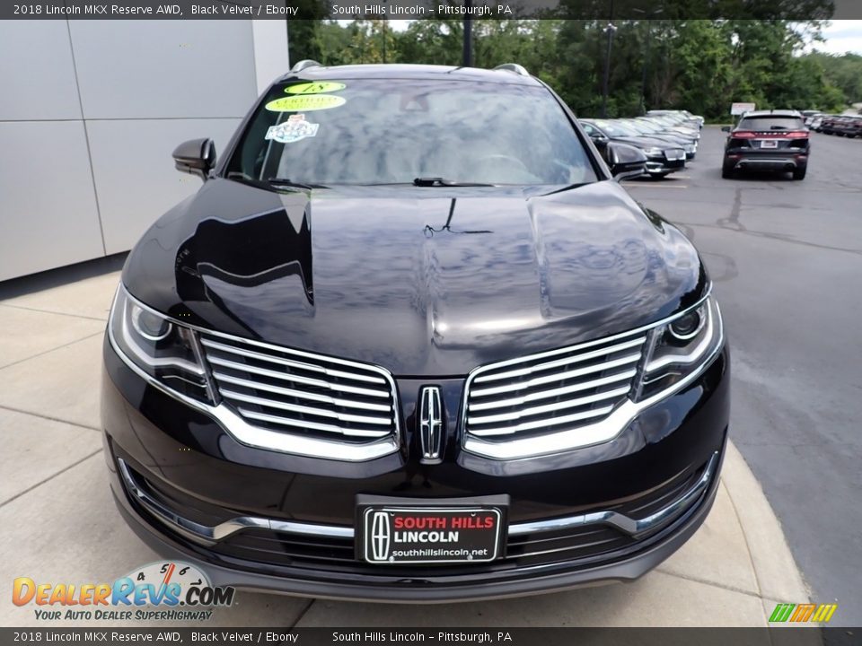 2018 Lincoln MKX Reserve AWD Black Velvet / Ebony Photo #9