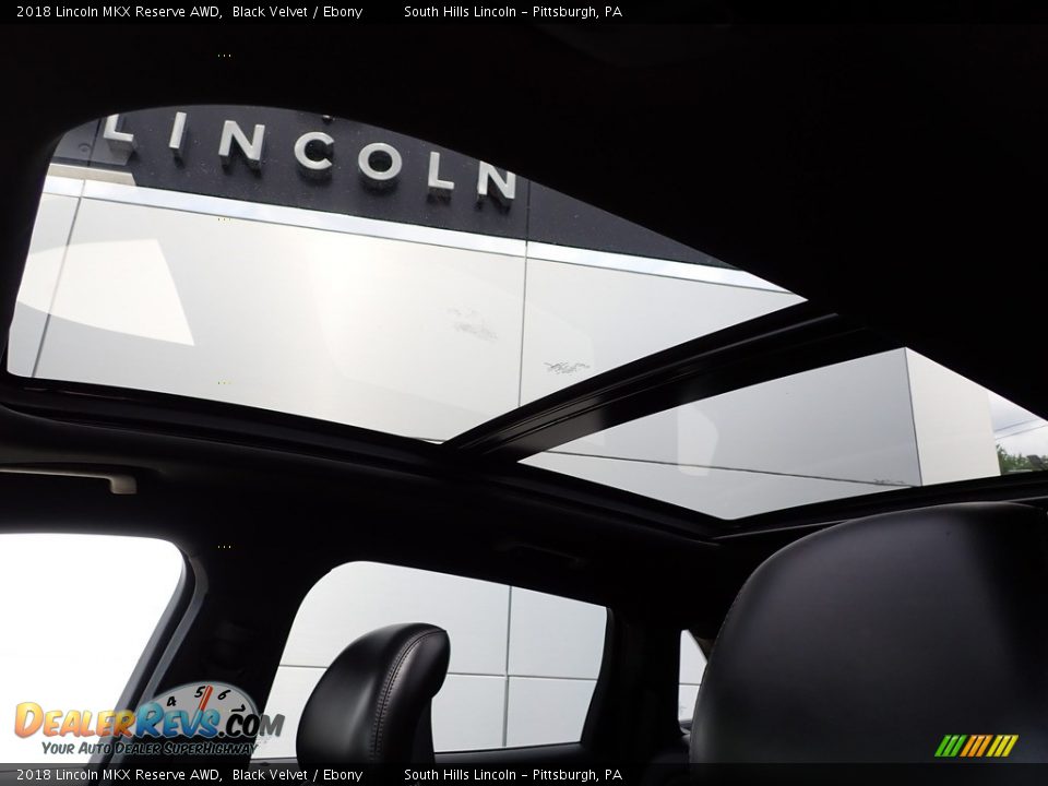 2018 Lincoln MKX Reserve AWD Black Velvet / Ebony Photo #20