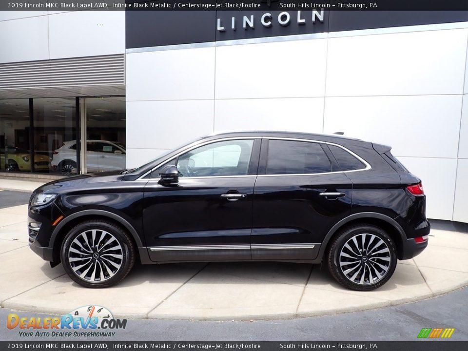 2019 Lincoln MKC Black Label AWD Infinite Black Metallic / Centerstage-Jet Black/Foxfire Photo #2