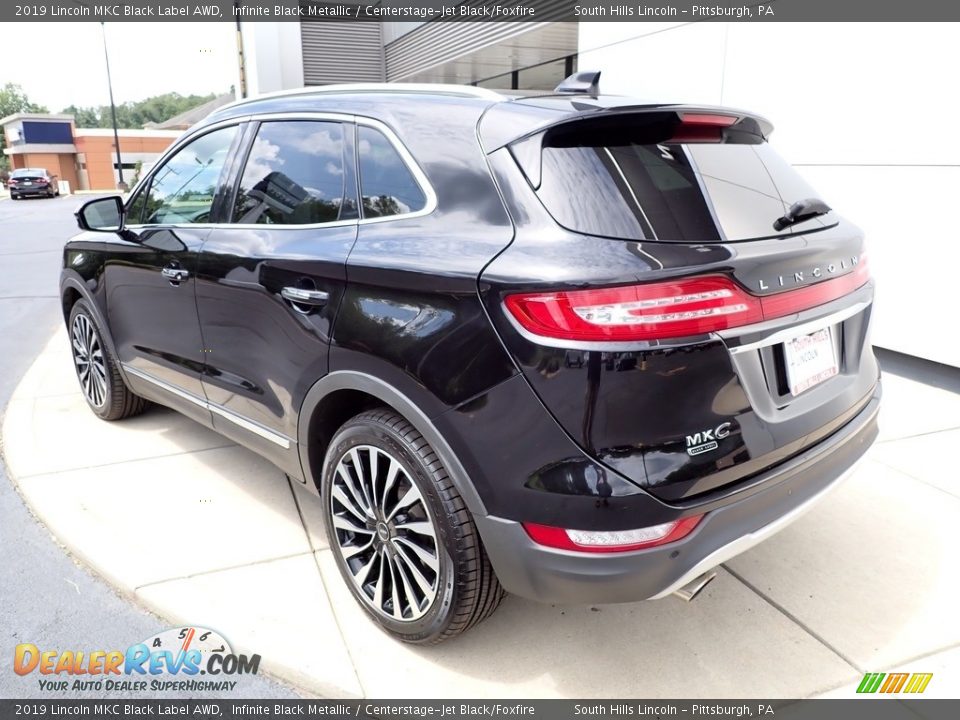 2019 Lincoln MKC Black Label AWD Infinite Black Metallic / Centerstage-Jet Black/Foxfire Photo #3