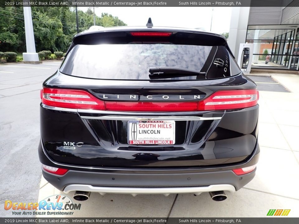 2019 Lincoln MKC Black Label AWD Infinite Black Metallic / Centerstage-Jet Black/Foxfire Photo #4