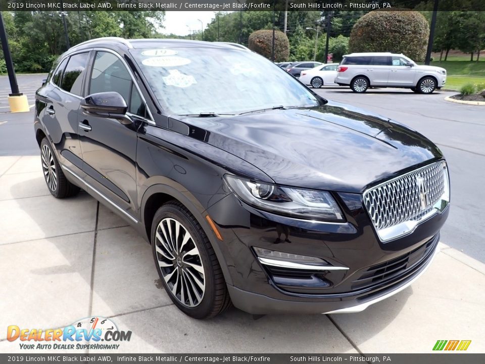 2019 Lincoln MKC Black Label AWD Infinite Black Metallic / Centerstage-Jet Black/Foxfire Photo #8