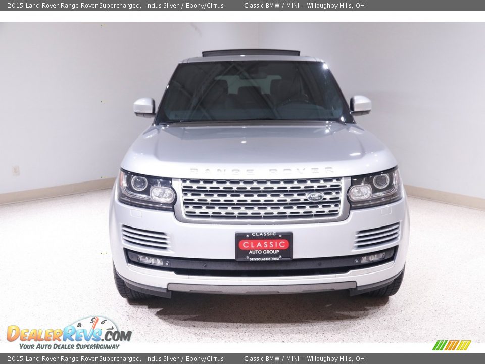 2015 Land Rover Range Rover Supercharged Indus Silver / Ebony/Cirrus Photo #2
