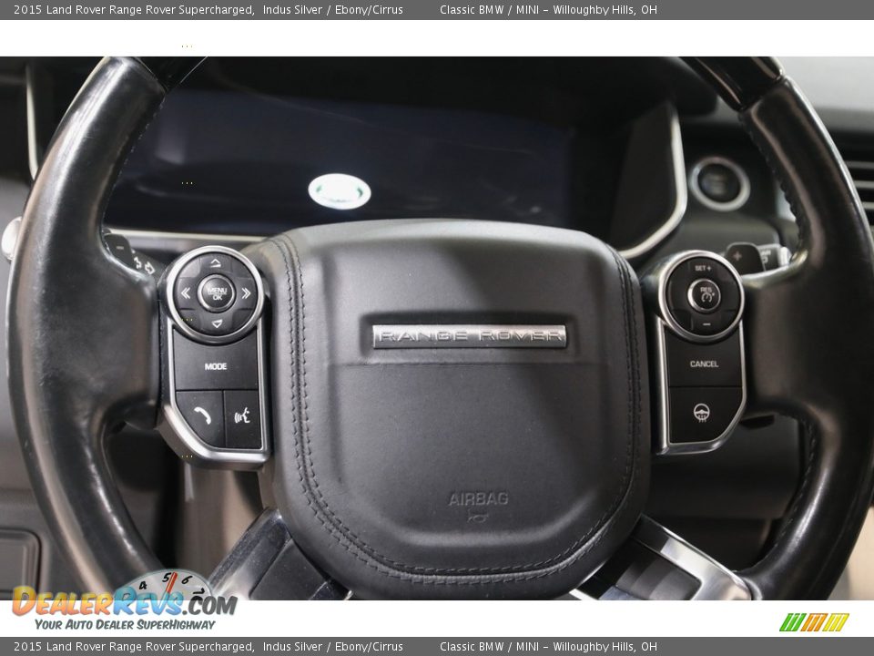 2015 Land Rover Range Rover Supercharged Steering Wheel Photo #7