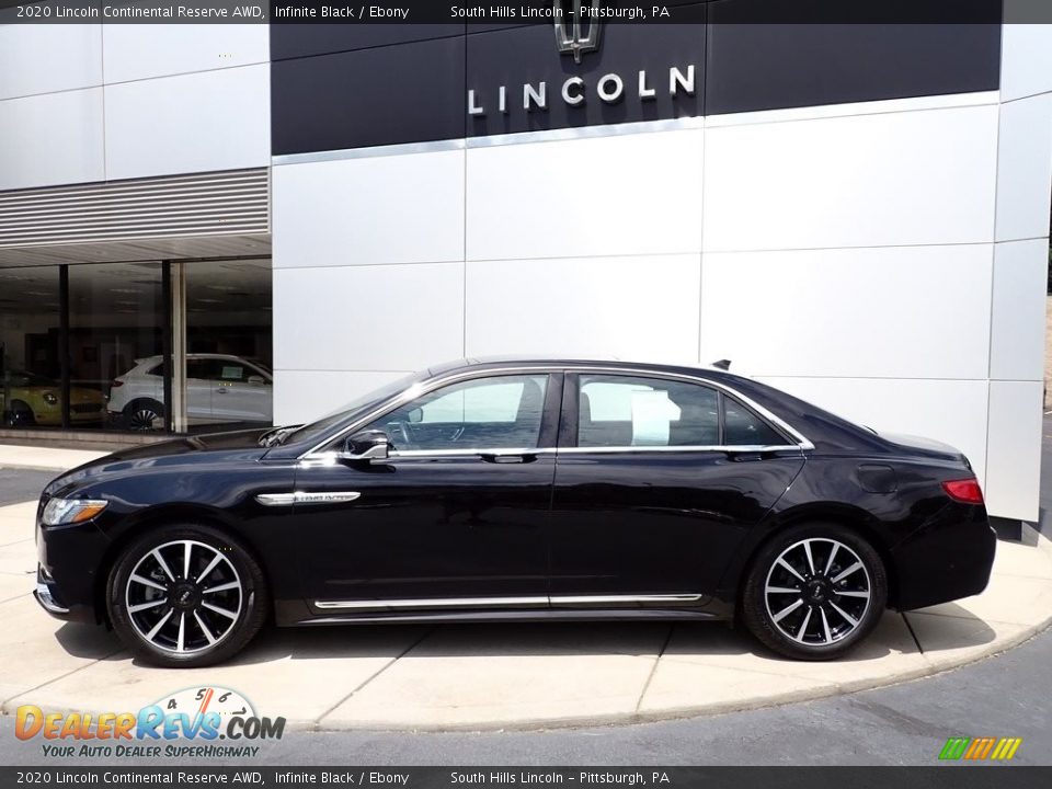 Infinite Black 2020 Lincoln Continental Reserve AWD Photo #2