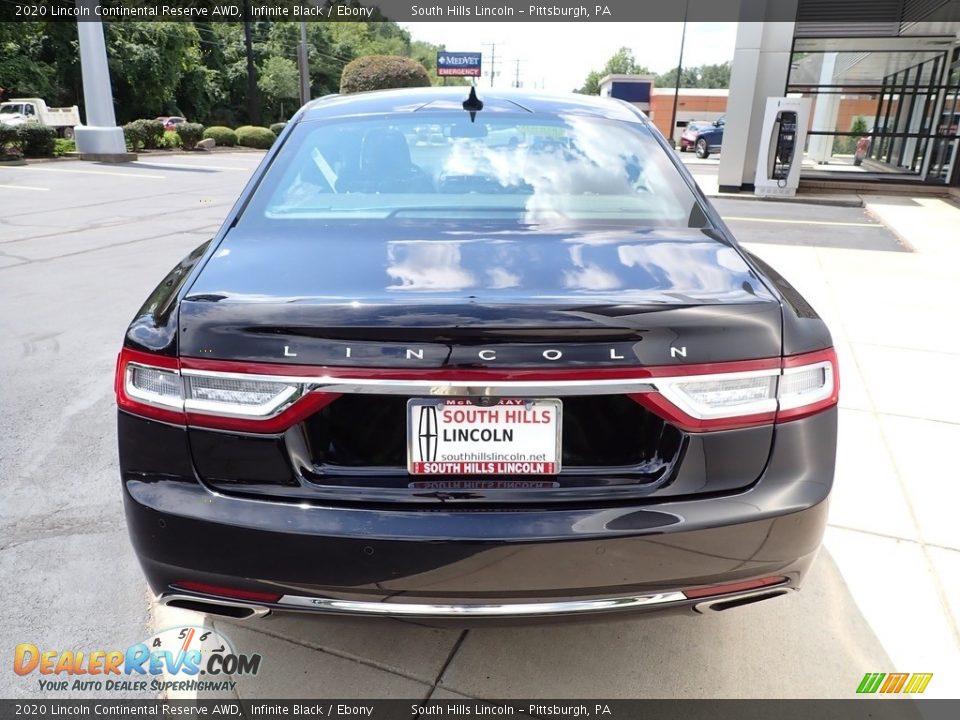 2020 Lincoln Continental Reserve AWD Infinite Black / Ebony Photo #4