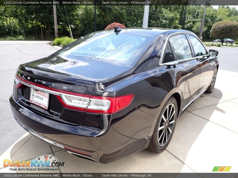 2020 Lincoln Continental Reserve AWD Infinite Black / Ebony Photo #6