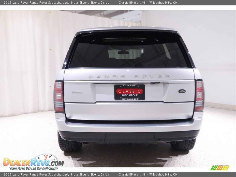 2015 Land Rover Range Rover Supercharged Indus Silver / Ebony/Cirrus Photo #22