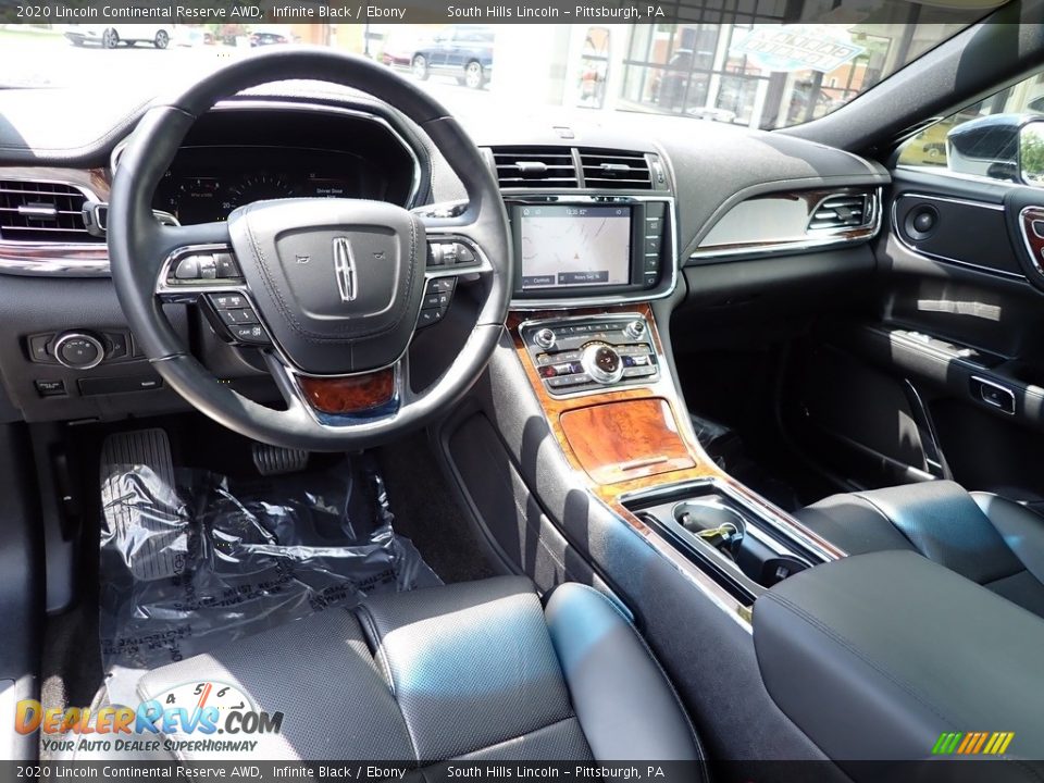 Ebony Interior - 2020 Lincoln Continental Reserve AWD Photo #17
