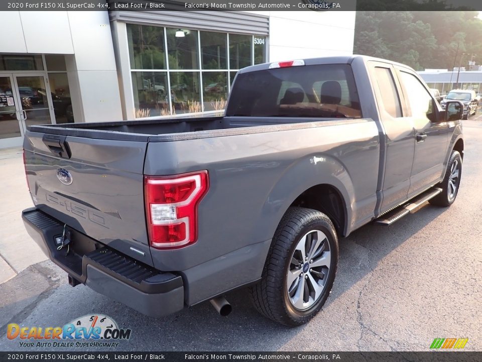 2020 Ford F150 XL SuperCab 4x4 Lead Foot / Black Photo #2