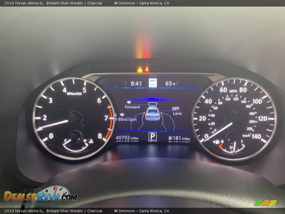 2019 Nissan Altima SL Gauges Photo #21