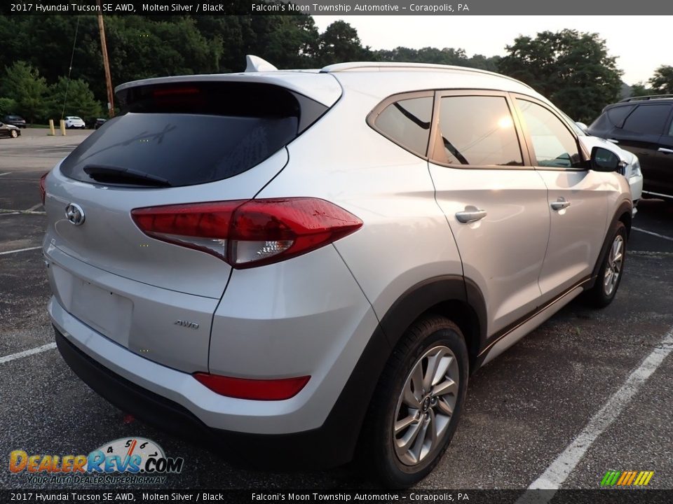 2017 Hyundai Tucson SE AWD Molten Silver / Black Photo #4