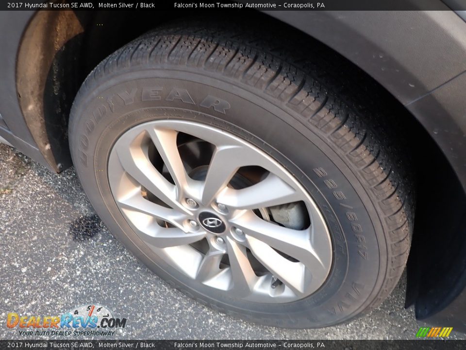 2017 Hyundai Tucson SE AWD Molten Silver / Black Photo #5