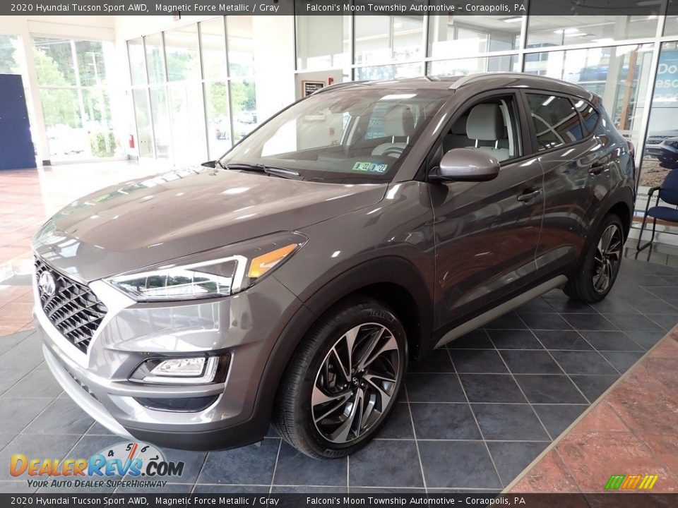 2020 Hyundai Tucson Sport AWD Magnetic Force Metallic / Gray Photo #7