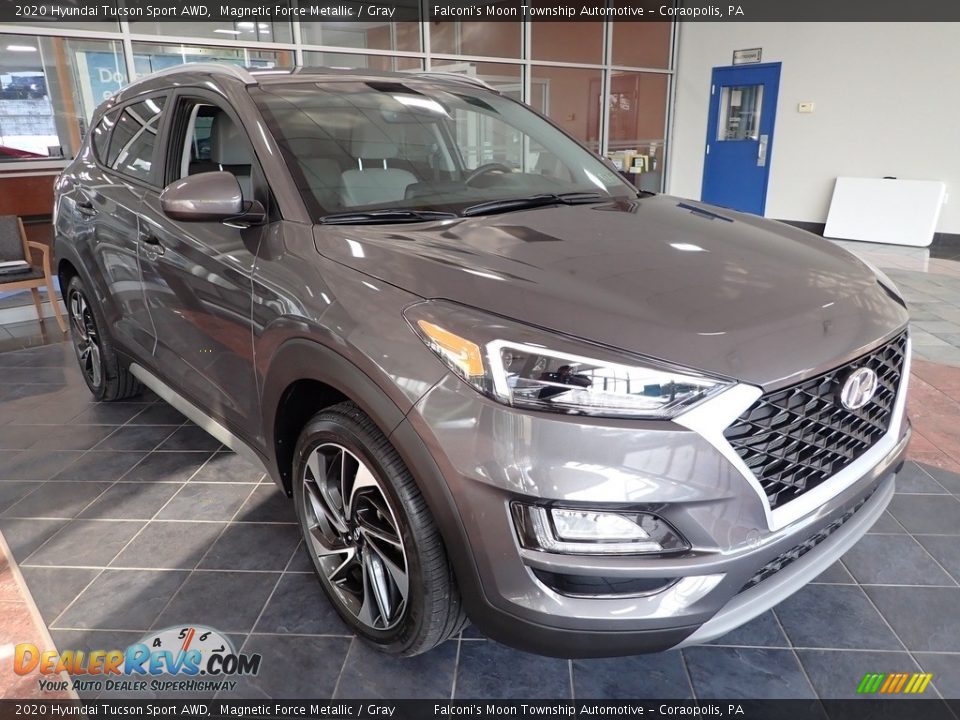 2020 Hyundai Tucson Sport AWD Magnetic Force Metallic / Gray Photo #9