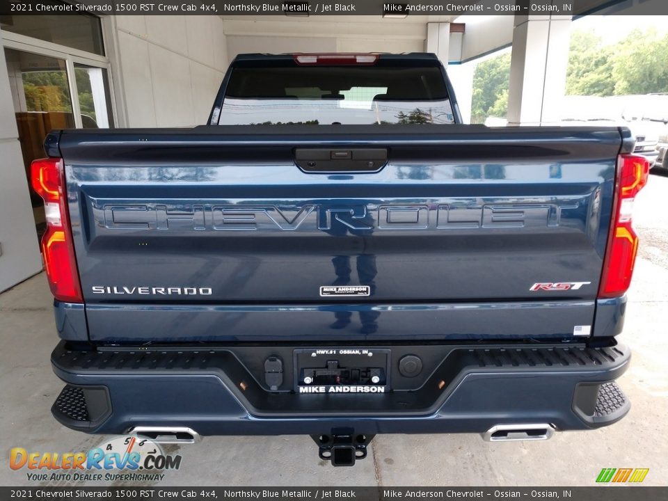 2021 Chevrolet Silverado 1500 RST Crew Cab 4x4 Northsky Blue Metallic / Jet Black Photo #5