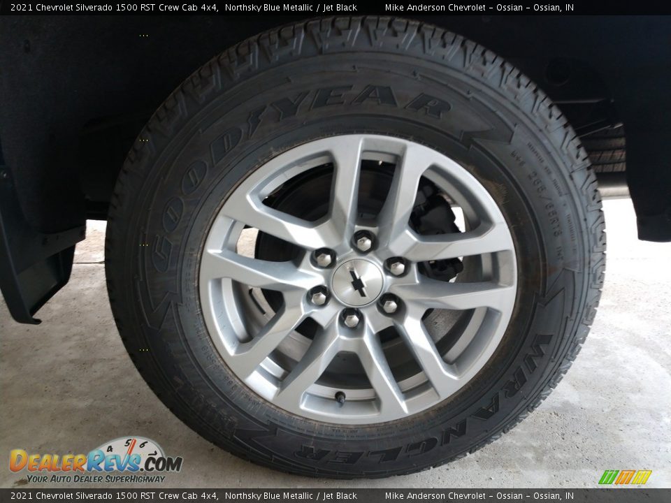 2021 Chevrolet Silverado 1500 RST Crew Cab 4x4 Northsky Blue Metallic / Jet Black Photo #13
