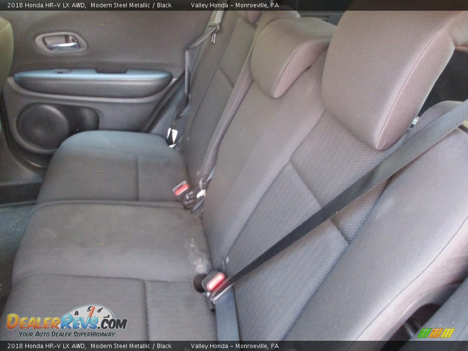 2018 Honda HR-V LX AWD Modern Steel Metallic / Black Photo #13
