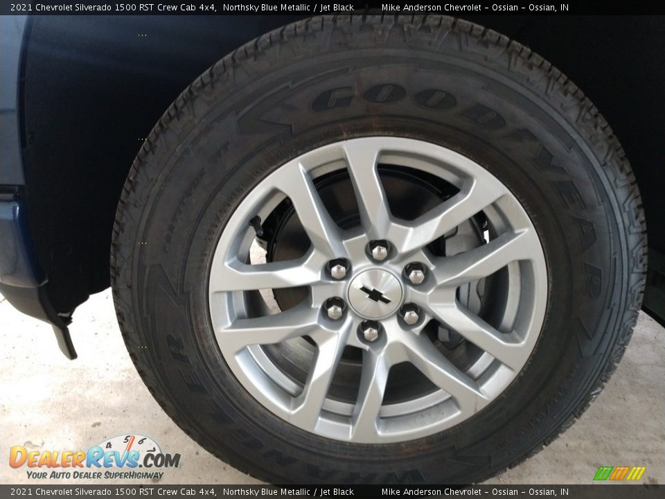2021 Chevrolet Silverado 1500 RST Crew Cab 4x4 Northsky Blue Metallic / Jet Black Photo #14