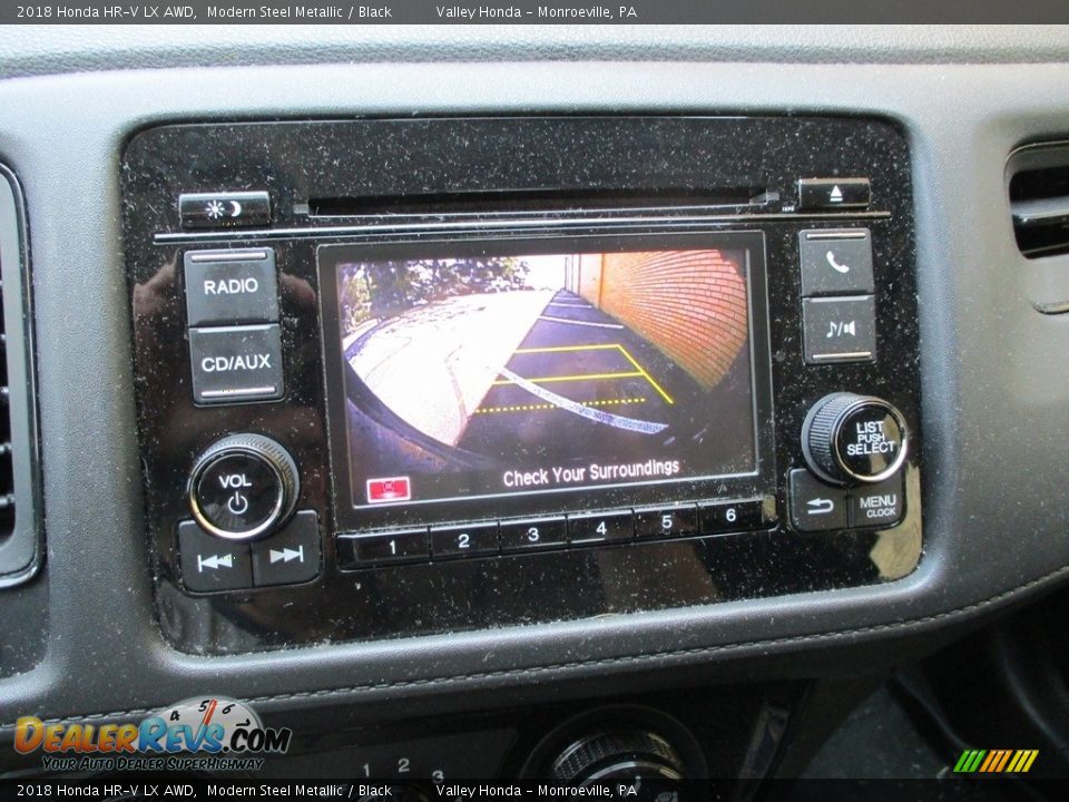 2018 Honda HR-V LX AWD Modern Steel Metallic / Black Photo #16