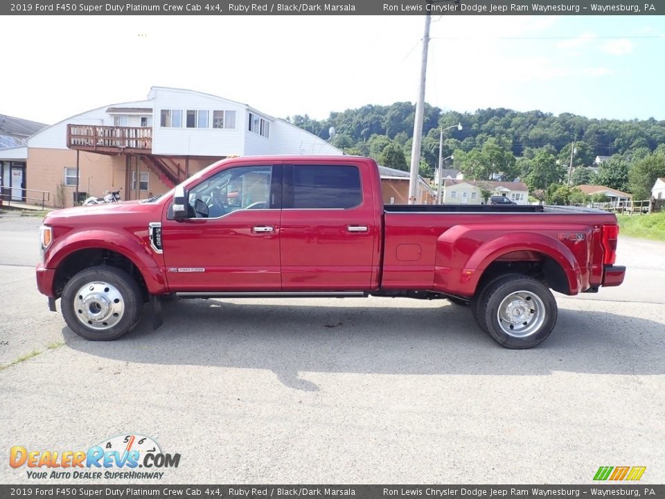 Ruby Red 2019 Ford F450 Super Duty Platinum Crew Cab 4x4 Photo #2