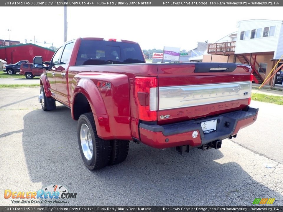 Ruby Red 2019 Ford F450 Super Duty Platinum Crew Cab 4x4 Photo #3