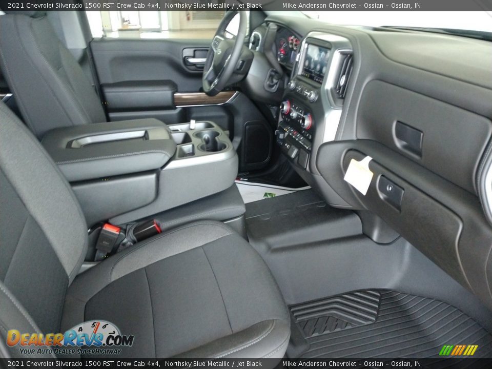 2021 Chevrolet Silverado 1500 RST Crew Cab 4x4 Northsky Blue Metallic / Jet Black Photo #24
