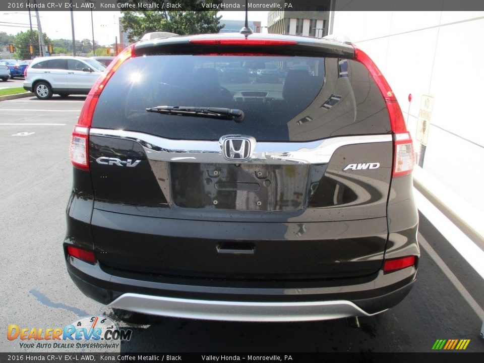 2016 Honda CR-V EX-L AWD Kona Coffee Metallic / Black Photo #3