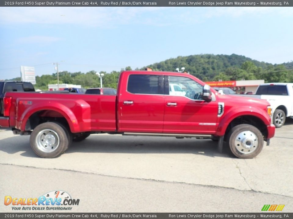 Ruby Red 2019 Ford F450 Super Duty Platinum Crew Cab 4x4 Photo #6