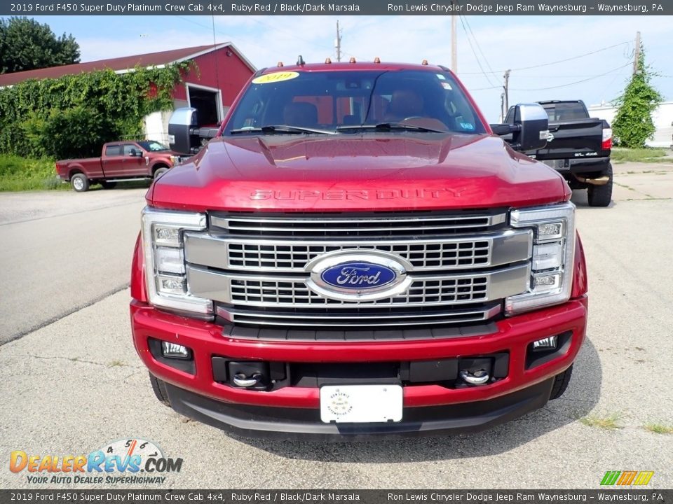 Ruby Red 2019 Ford F450 Super Duty Platinum Crew Cab 4x4 Photo #8