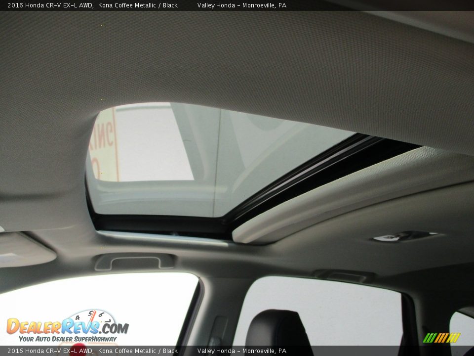 2016 Honda CR-V EX-L AWD Kona Coffee Metallic / Black Photo #9