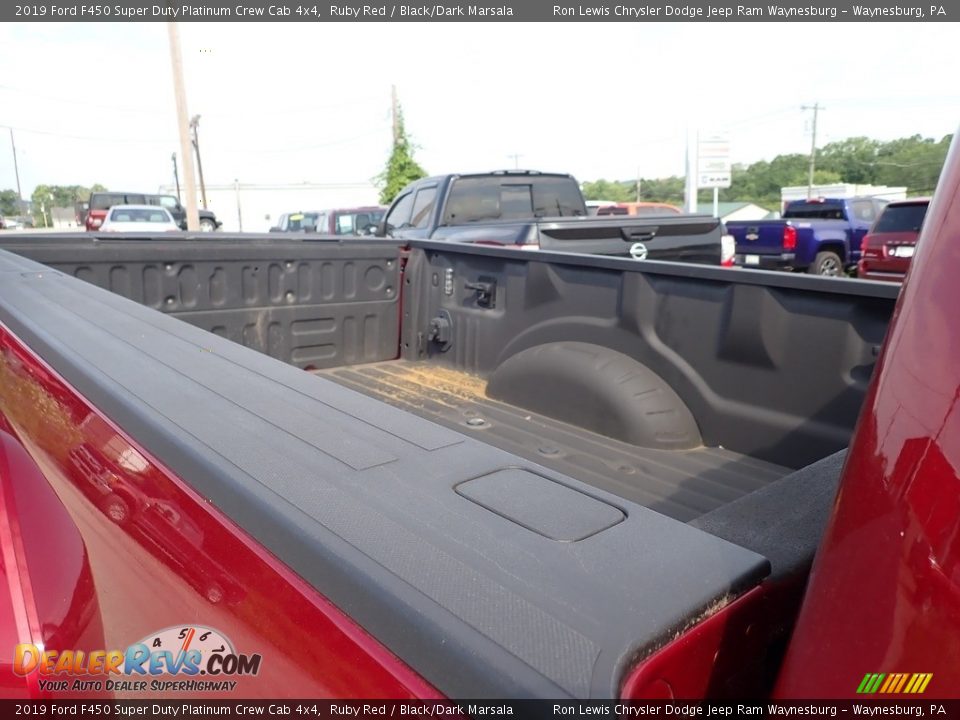 2019 Ford F450 Super Duty Platinum Crew Cab 4x4 Ruby Red / Black/Dark Marsala Photo #13