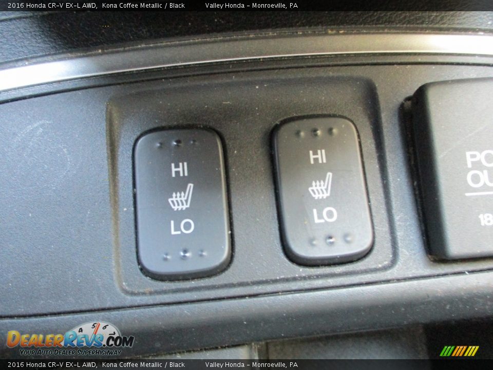 2016 Honda CR-V EX-L AWD Kona Coffee Metallic / Black Photo #16