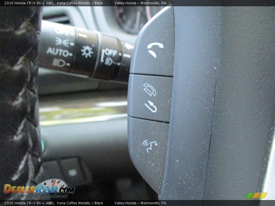 2016 Honda CR-V EX-L AWD Kona Coffee Metallic / Black Photo #17