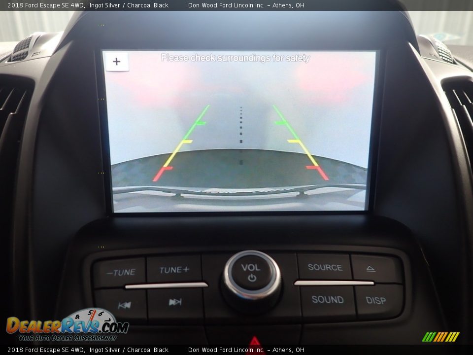 2018 Ford Escape SE 4WD Ingot Silver / Charcoal Black Photo #2