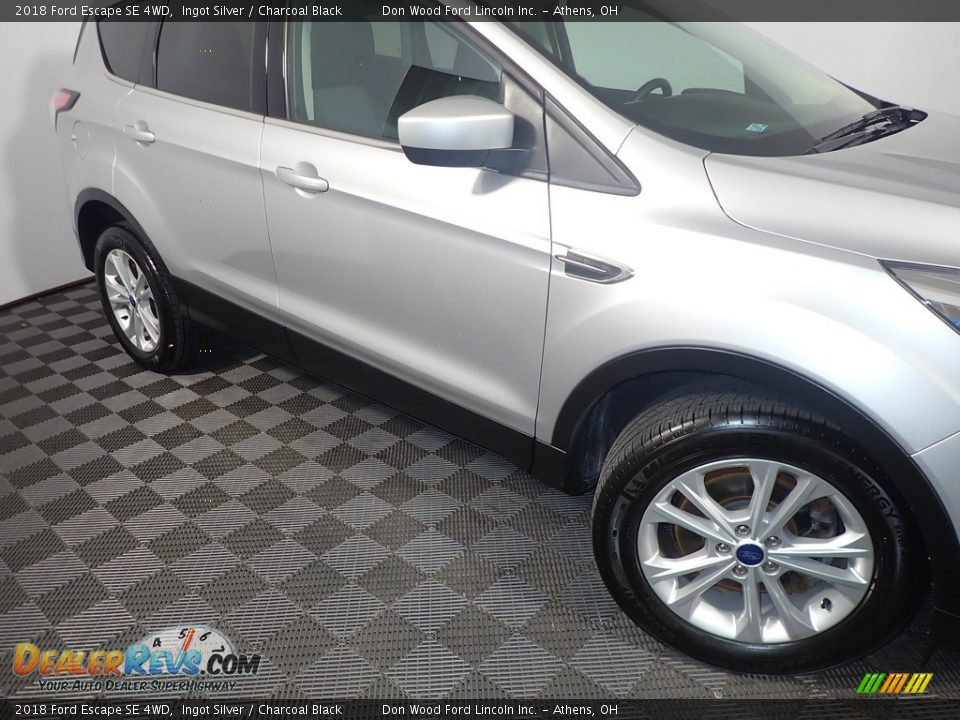 2018 Ford Escape SE 4WD Ingot Silver / Charcoal Black Photo #4