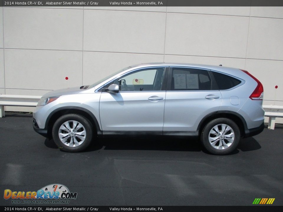 2014 Honda CR-V EX Alabaster Silver Metallic / Gray Photo #2