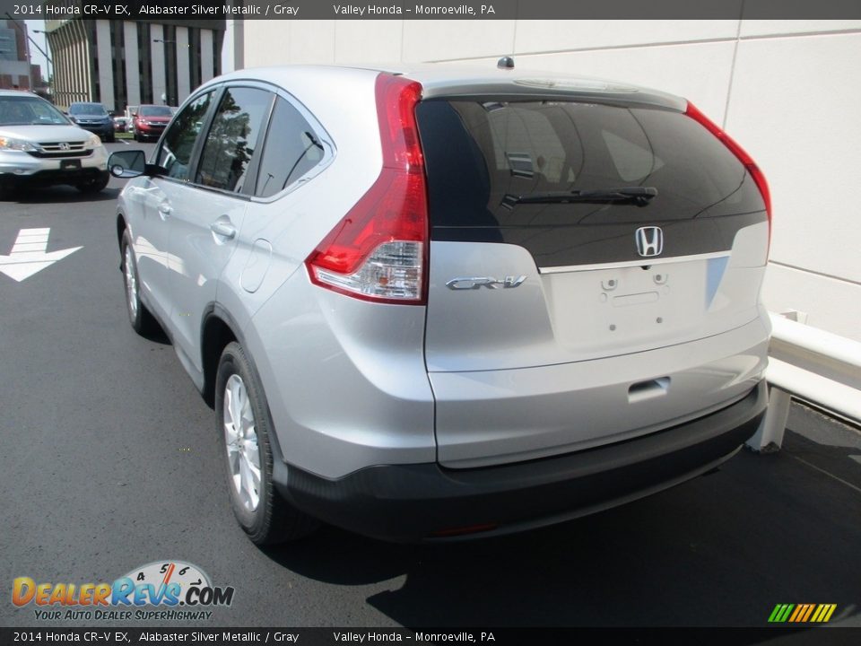 2014 Honda CR-V EX Alabaster Silver Metallic / Gray Photo #3