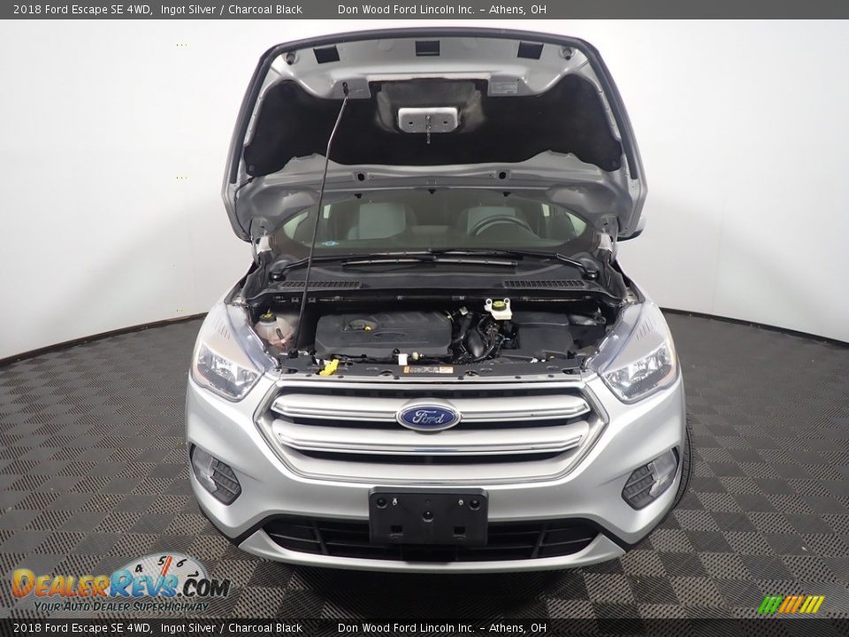 2018 Ford Escape SE 4WD Ingot Silver / Charcoal Black Photo #6